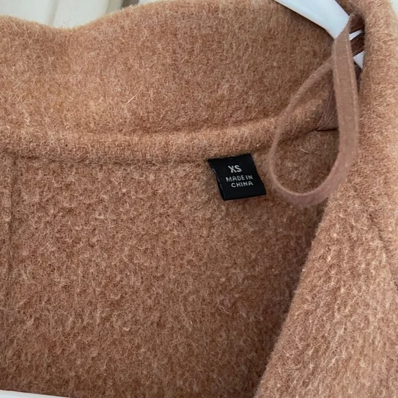 Uniqlo Women's Brown Pea Coat - Picture 3 of 4